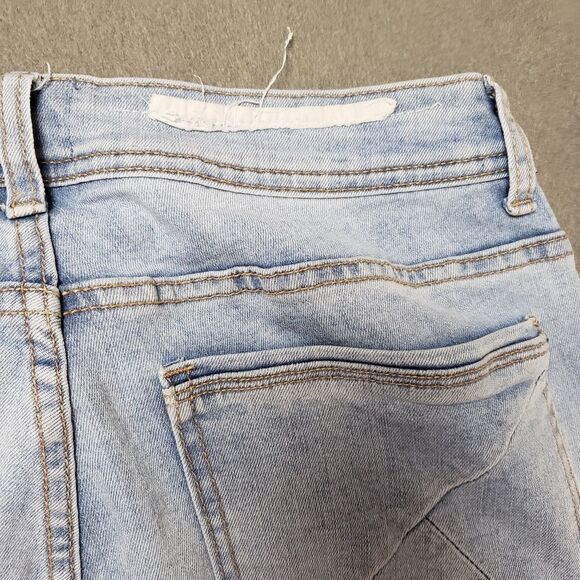 Kuwalla Men's Blue Grey Destroyed Denim Skinny Fit Jeans KUL-K5 Size 30 - Picture 11 of 16